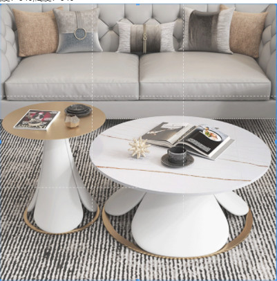 Dernière affaire concernant Tissu moderne Sofa Set With Plush Cushions de pilou
