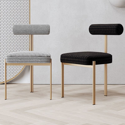 Stackable Ultra Modern Dining Chairs Restaurant Dining Chair 125mm Back Height