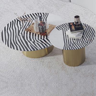 OEM Marble Topped Pedestal Coffee Table