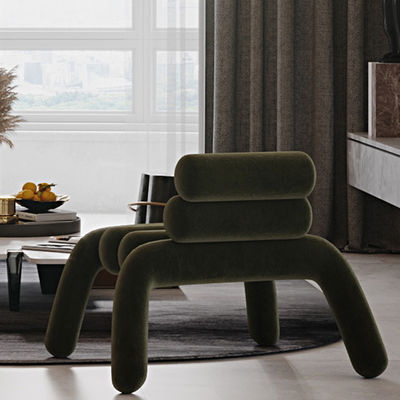 50*62cm Living Room Bedroom Back Fabric Leisure Chair Minimalist