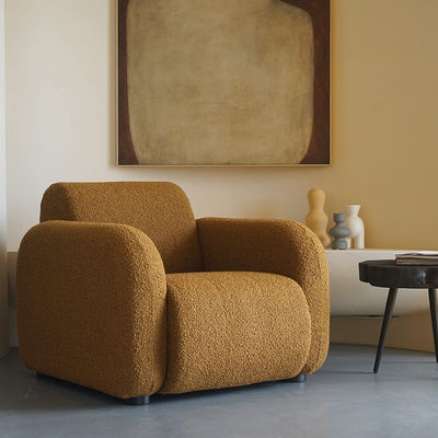 Tufted Design Teddy Boucle Chair Set 102*90cm Fleece Sofa Set