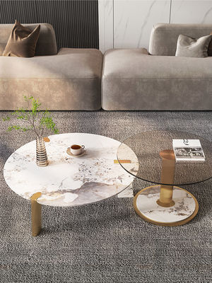 Rock Board Bedroom Coffee Table Round Zero Formaldehyde Rock Coffee Table