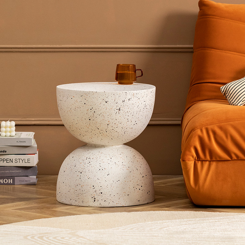 Modern Italian Circular Hotel Marble Coffee Table 40cm*40cm